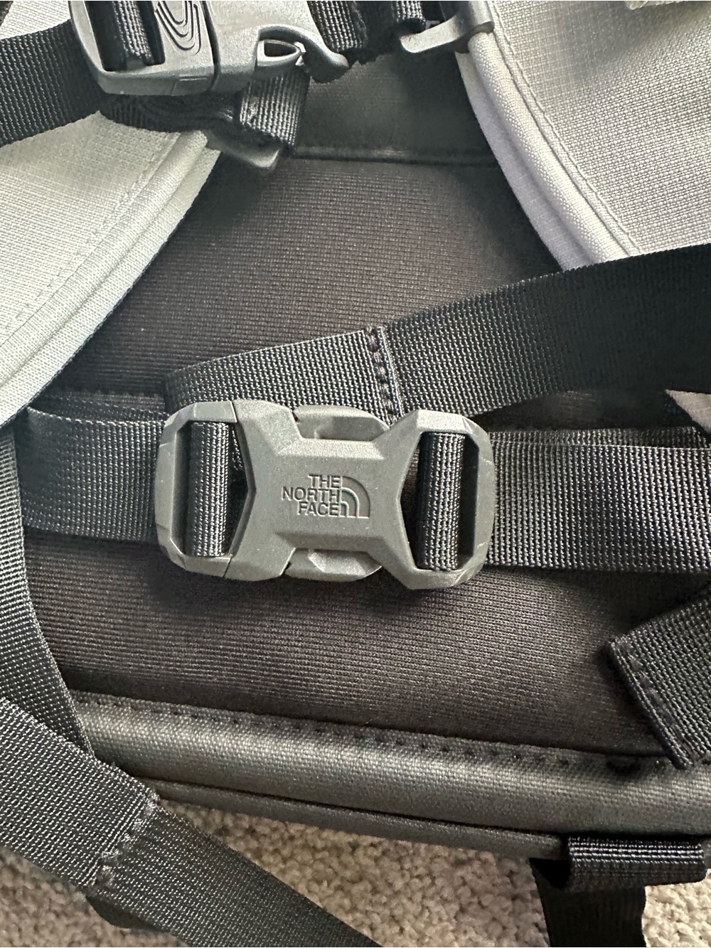 The North Face Surge Commuter Laptop Backpack - Light Gray and Black - Picture 11 of 16